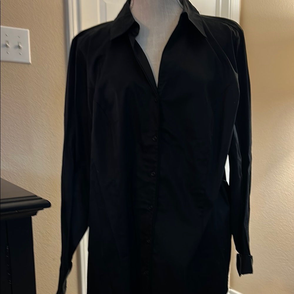 Classic Black Button up Shirt